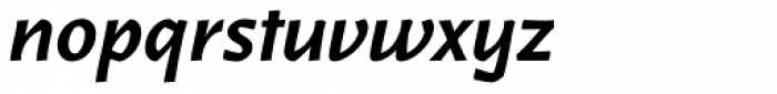 Karol Sans Semi Bold Italic Font LOWERCASE