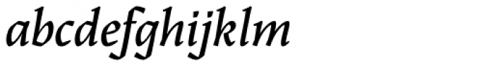 Karol SemiBold Italic Font LOWERCASE