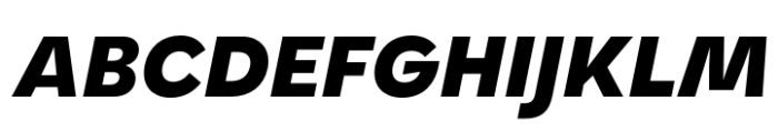 Karst Extra Bold Italic Font UPPERCASE