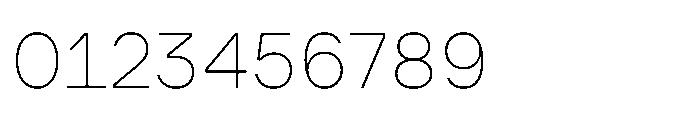 Karst Hairline Font OTHER CHARS
