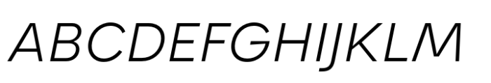 Karst Light Italic Font UPPERCASE