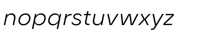 Karst Light Italic Font LOWERCASE