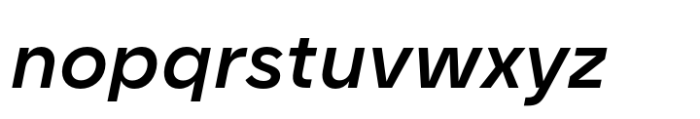 Karst Medium Italic Font LOWERCASE