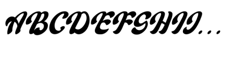 Karstelo Italic Font UPPERCASE