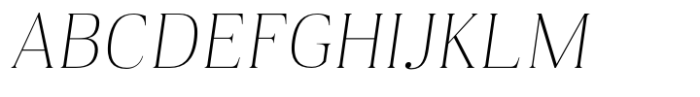 Karsten ExtraLight Italic Font UPPERCASE