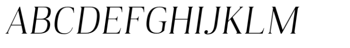 Karsten Light Italic Font UPPERCASE