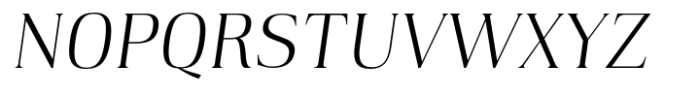 Karsten Light Italic Font UPPERCASE