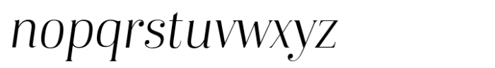 Karsten Light Italic Font LOWERCASE