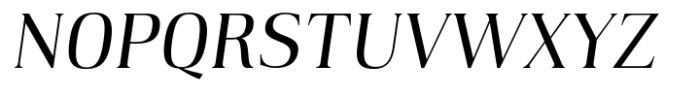 Karsten Regular Italic Font UPPERCASE