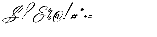 Kartaliaw Mimohasa Italic Font OTHER CHARS