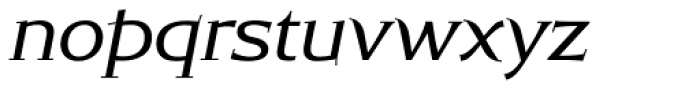 Kartell Light Italic Font LOWERCASE