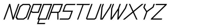 Kartina Thin Oblique Font UPPERCASE