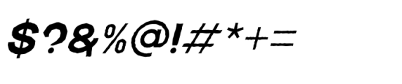 Kartuen Italic Font OTHER CHARS