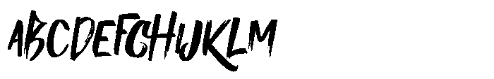 Kasentax Font UPPERCASE