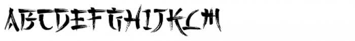 Kashima Brush Regular Font UPPERCASE