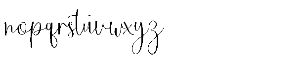 Kashira Font LOWERCASE