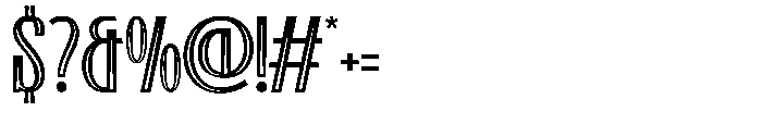 Kashtani Decor Font OTHER CHARS