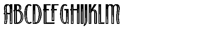Kashtani Decor Font UPPERCASE