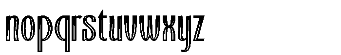 Kashtani Decor Font LOWERCASE