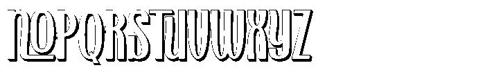 Kashtani Extrude Font UPPERCASE