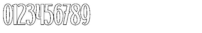 Kashtani Outline Font OTHER CHARS