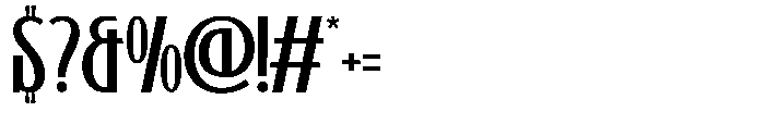 Kashtani Regular Font OTHER CHARS