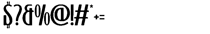 Kashtani Round Font OTHER CHARS