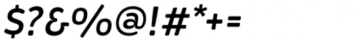 Kasia Medium Italic Font OTHER CHARS
