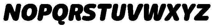 Kasia Nova Black Italic Font UPPERCASE