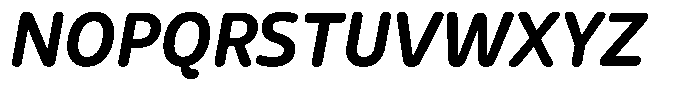 Kasia Nova Bold Italic Font UPPERCASE