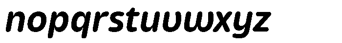 Kasia Nova Bold Italic Font LOWERCASE