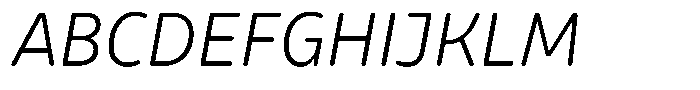 Kasia Nova Book Italic Font UPPERCASE