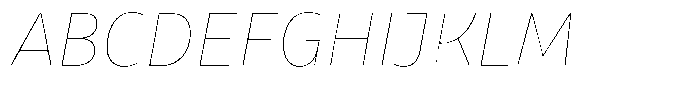 Kasia Nova Hairline Italic Font UPPERCASE