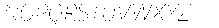 Kasia Nova Hairline Italic Font UPPERCASE