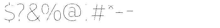 Kasia Nova Hairline Font OTHER CHARS