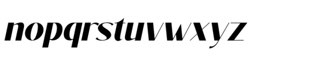 Kasogi Italic Font LOWERCASE