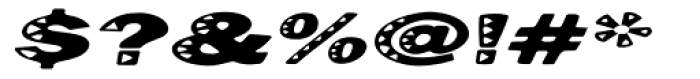 Kassena ExtraWide Italic Font OTHER CHARS