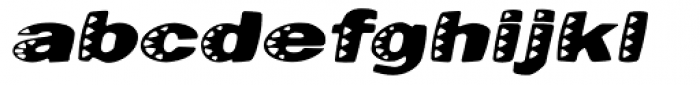 Kassena Wide Italic Font LOWERCASE