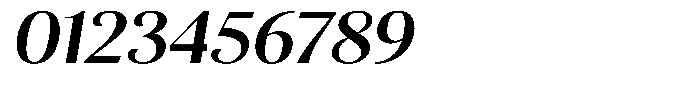 Kastien Bold Semi Expanded Slant Font OTHER CHARS