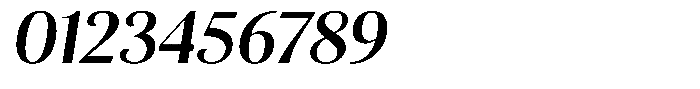 Kastien Bold Slant Font OTHER CHARS