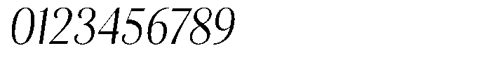 Kastien Condensed Slant Font OTHER CHARS