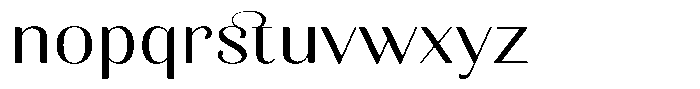 Kastien Expanded Font LOWERCASE