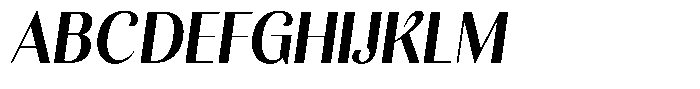 Kastien Extra Bold Condensed Slant Font UPPERCASE