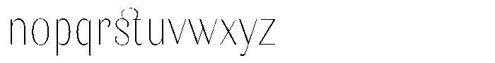 Kastien Extra Light Condensed Font LOWERCASE