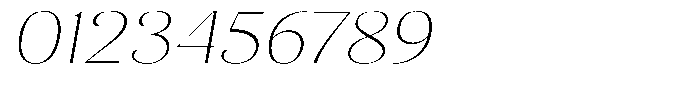 Kastien Extra Light Expanded Slant Font OTHER CHARS
