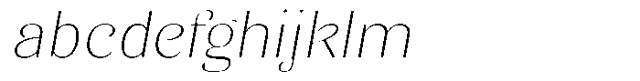 Kastien Extra Light Expanded Slant FONT