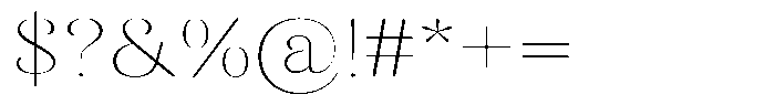 Kastien Extra Light Expanded Font OTHER CHARS
