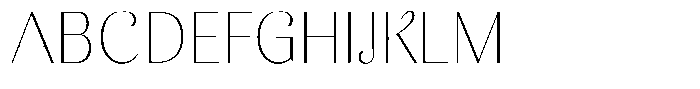 Kastien Extra Light Semi Condensed Font UPPERCASE