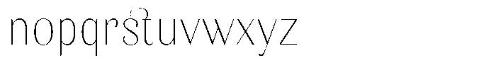 Kastien Extra Light Semi Condensed Font LOWERCASE
