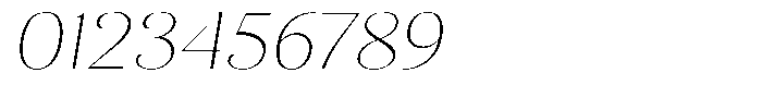 Kastien Extra Light Semi Expanded Slant Font OTHER CHARS